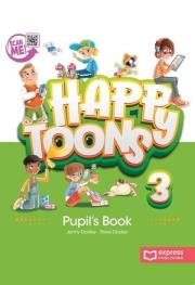 Okładka książki Happy Toons 3 ed. międzynar. PB + DigiBook (kod)