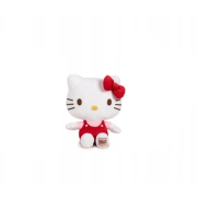 Opakowanie Hello Kitty. Plusz z naszywką 20cm czerwony