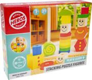 Opakowanie Heros Drewniany zestaw - Figurki z klocków 21 elementów