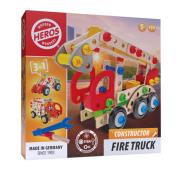 Opakowanie Heros Klocki konstrukcyjne wóz strażacki 3w1, 155 elementów