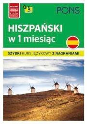 Okładka książki Hiszpański w 1 miesiąc. Szybki kurs językowy+MP3