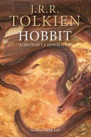 Okładka książki Hobbit wyd. ilustrowane