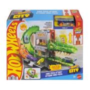 Opakowanie Hot Wheels City Krokodyl Atak na pizzerię