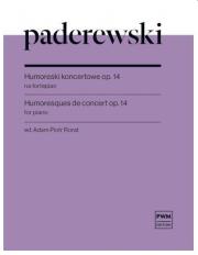 Okładka książki Humoreski koncertowe op.14 na fortepian