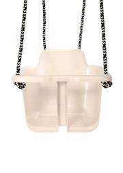 Huśtawka dziecięca ze sznurkami max 25kg Kolor soft neutral PLASTO. Wydawca: Tactic. Dadada.pl Opakowanie Huśtawka dziecięca ze sznurkami max 25kg Kolor soft neutral PLASTO