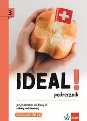 Ideal! 3 Język Niemiecki Podręcznik klasa 6 szkoła podstawowa. Autor:   Praca zbiorowa. Dadada.pl Okładka książki Ideal! 3 Język Niemiecki Podręcznik klasa 6 szkoła podstawowa