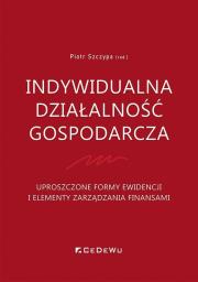 Okładka książki Indywidualna działalność gospodarcza