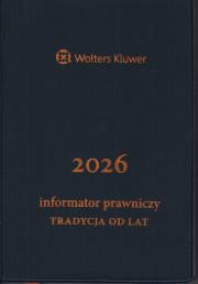 Okładka książki Informator Prawniczy 2026 Tradycja od lat (granatowy)
