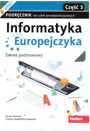 Okładka książki Informatyka Europejczyka LO podręcznik ZP cz.3