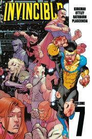Invincible. Tom 7. Autor: Kirkman Robert, Ryan Ottley, Rathburn Cliff, FCO. Dadada.pl Okładka książki Invincible. Tom 7