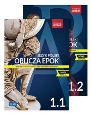 Okładka książki J.polski LO 1 cz.1i2 Oblicza epok Pakiet podr ZPiR