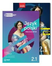 Okładka książki J. polski LO 2.1 Oblicza epok Eduset + podr ZPiR