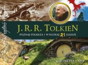 J.R.R. Tolkien. Poznaj pisarza i wykonaj 21 zadań. Autor: Simonetta Carr. Dadada.pl Okładka książki J.R.R. Tolkien. Poznaj pisarza i wykonaj 21 zadań