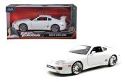 Jada F&F Toyota Supra white 1995 1:24. Wydawca: Jada. Dadada.pl Opakowanie Jada F&F Toyota Supra white 1995 1:24