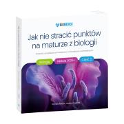Okładka książki Jak nie stracić punktów na maturze z biologii 2025+ cz. 2 – poradnik z przykładowymi zadaniami maturalnymi i komentarzami