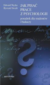 Okładka książki Jak pisać prace z psychologii
