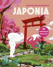 Japonia. Kolorowanka po numerach. Autor: Xishan Studio. Dadada.pl Okładka książki Japonia. Kolorowanka po numerach
