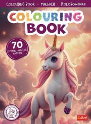Opakowanie Jednorożce. Kolorowanka z naklejkami