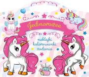 Okładka książki Jednorożce. Naklejki, kolorowanki, zadania