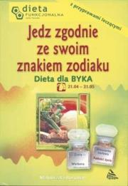 Okładka książki Jedz zgodnie ze swoim znakiem zodiaku. Byk