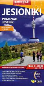 Okładka książki Jesioniki - Pradziad - mapa 2025