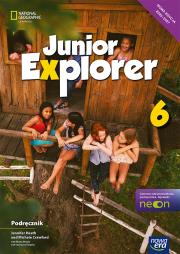 Język angielski Junior Explorer podręcznik dla klasy 6 szkoły podstawowej EDYCJA 2025-2027. Autor: Jennifer Heath-Kalligeraki, Marta Mrozik, Sochaczewska-Kuleta Jolanta. Dadada.pl Okładka książki Język angielski Junior Explorer podręcznik dla klasy 6 szkoły podstawowej EDYCJA 2025-2027