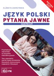 Okładka książki Język Polski Pytania Jawne Vademecum matura 2027