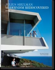 Julius Shulman. Modernism Rediscovered wer. angielska. Autor: Pierluigi Serraino. Dadada.pl Okładka książki Julius Shulman. Modernism Rediscovered wer. angielska