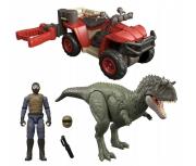 Opakowanie Jurassic World Dinozaur i pojazd terenowy