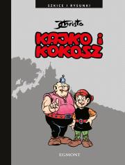 Kajko i Kokosz. Szkice i rysunki. Autor: Janusz Christa. Dadada.pl Okładka książki Kajko i Kokosz. Szkice i rysunki