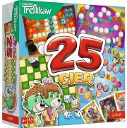 Opakowanie Kalejdoskop 25 gier Rodzina Treflików TREFL