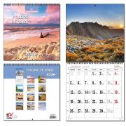 Opakowanie Kalendarz 2026 30x60 13 planszowy Polskie Pejzaże