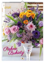 Opakowanie Kalendarz 2026 A2 ścienny jednostronny bukiety