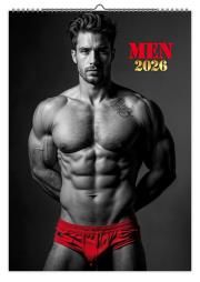 Opakowanie Kalendarz 2026 A2 ścienny jednostronny men