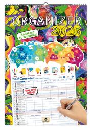 Opakowanie Kalendarz 2026 A3 ścienny jednostronny organizer