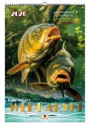 Opakowanie Kalendarz 2026 A3 ścienny jednostronny wędkarski