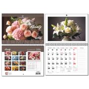 Opakowanie Kalendarz 2026 A3 terminarz 13p Kwiaty