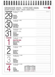 Opakowanie Kalendarz 2026 A5 biurkowy tygodniowy MIX