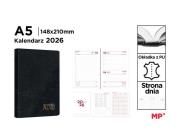 Opakowanie Kalendarz 2026 A5 dzienny czarny