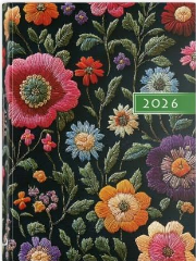 Opakowanie Kalendarz 2026 A5 dzienny kwiaty