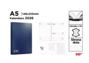 Opakowanie Kalendarz 2026 A5 dzienny niebieski