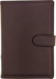 Opakowanie Kalendarz 2026 A5 dzienny z zapięciem ekoskóra fioletowy