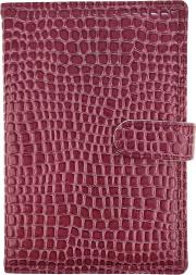 Opakowanie Kalendarz 2026 A5 dzienny z zapięciem krokodyl fioletowy