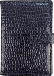 Opakowanie Kalendarz 2026 A5 dzienny z zapięciem krokodyl granatowy