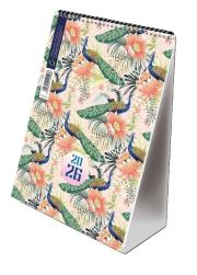 Opakowanie Kalendarz 2026 A5 pionowy ze spiralką pawie