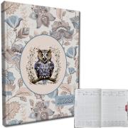 Opakowanie Kalendarz 2026 A5 tygodniowy rozkładówka Sowa Boho