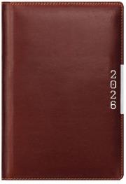 Kalendarz 2026 A6 kieszonkowy tygodniowy brązowy. Wydawca: Evena. Dadada.pl Opakowanie Kalendarz 2026 A6 kieszonkowy tygodniowy brązowy