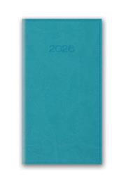 Opakowanie Kalendarz 2026 A6 tygodniowy kieszonkowy Vivella Turkusowy