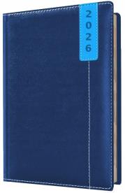 Kalendarz 2026 A6 tygodniowy notesowy niebieski. Wydawca: Evena. Dadada.pl Opakowanie Kalendarz 2026 A6 tygodniowy notesowy niebieski