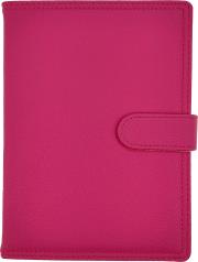 Opakowanie Kalendarz 2026 B5 dzienny z zapięciem ekoskóra malinowy